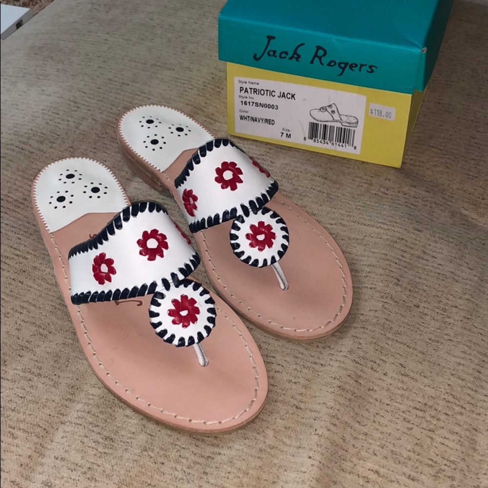 Jack Rogers Patriotic Sandal